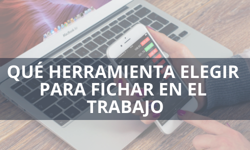 Fichar en el trabajo